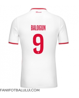 AS Monaco Folarin Balogun #9 Tricou Fotbal Replică 2024-25 Barbati Acasa
